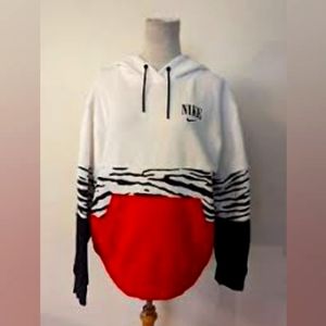 Nike Zebra print hoodie XL unisex